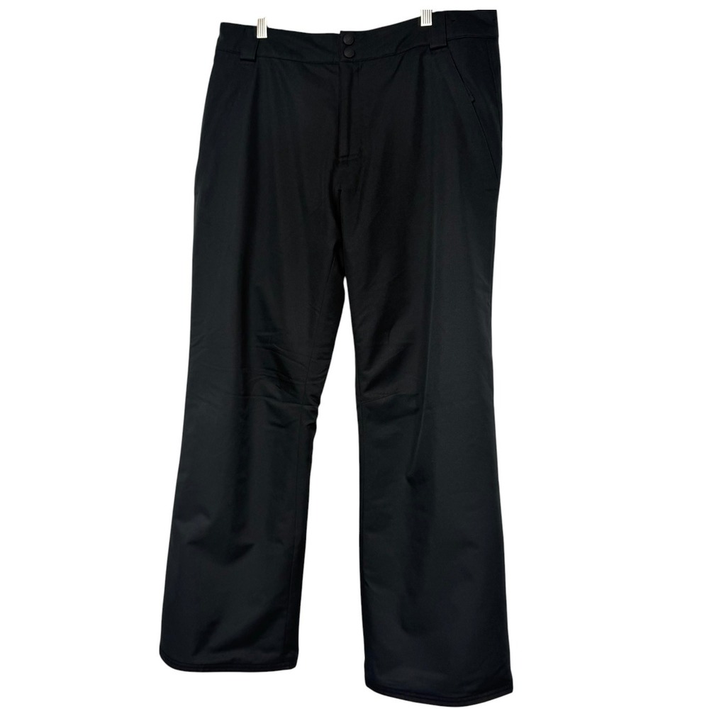 Obermeyer Mens Black Insulated Snow Pants Ski Snowboard Size Large